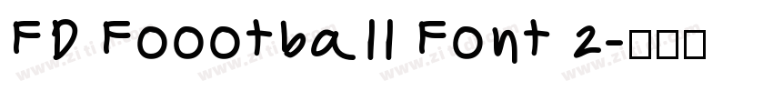 FD Foootball Font 2字体转换